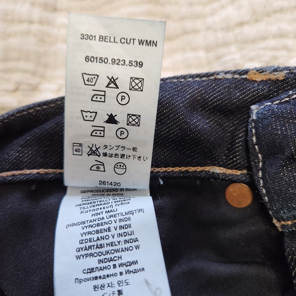 NWT Womens G-star 3301 Bellcut jeans - Picture 10 of 16